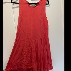 Anthropology coral dress